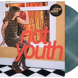 the album cover for Chloe Slater - Riot Youth [Indie Exclusive Recycled Eco Blue with Maxi Poster]
