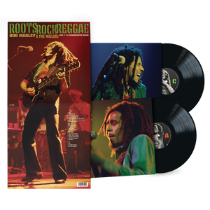 the album cover for Marley, Bob & the Wailers - Roots Rock Reggae: Live At The Hammersmith Odeon