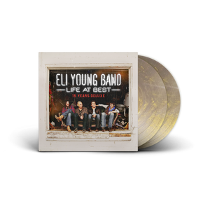 the album cover for Eli Young Band - Life At Best - 15 Years Deluxe [Gold Dust Swirl]