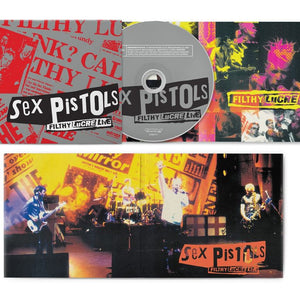 the album cover for Sex Pistols - Filthy Lucre Live - 30th Anniversary