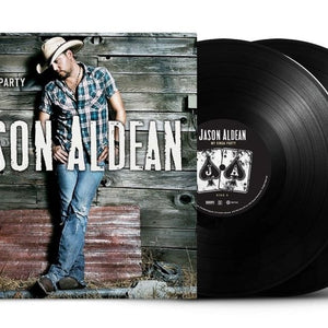 the album cover for Jason Aldean - My Kinda Party