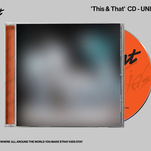 the album cover for Stray Kids - This & That [Unit #2 Ver.]