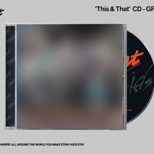 the album cover for Stray Kids - This & That [Group Ver.]