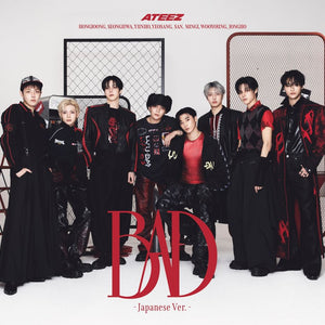 the album cover for Ateez - Bad (Japanese Ver.) [Limited Edition B with Photobook]