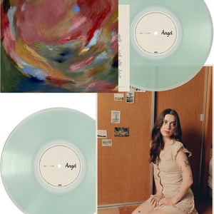 the album cover for Lizzy McAlpine - Angel [Coke Bottle Clear Looking Glass]