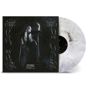 the album cover for Eivor - Tungl [Indie Exclusive White / Black Marbled]