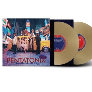 the album cover for Pentatonix - Christmas in the City - Deluxe [Vintage Gold]