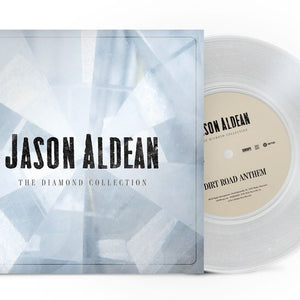 the album cover for Jason Aldean - The Diamond Collection [Ultra Clear Glitter 7' Single]