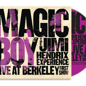 the album cover for Jimi Hendrix Experience - Magic Boy: The Jimi Hendrix Experience Live At