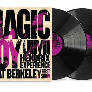 the album cover for Jimi Hendrix Experience - Magic Boy: The Jimi Hendrix Experience Live At