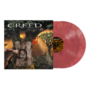 the album cover for Creed - Weathered - Deluxe 25th Anniversary Edition [Indie Exclusive Vinyl Voice Nebula Color]