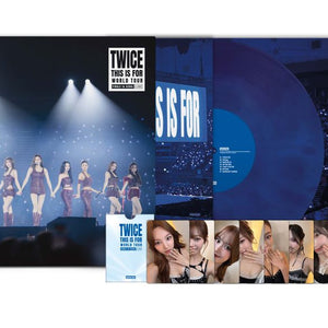 the album cover for TWICE - TWICE Special Vinyl (THIS IS FOR) WORLD TOUR FINALE in SEOUL - LIVE [Neptune Blue 2LP]