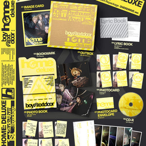 the album cover for BOYNEXTDOOR - HOME: DELUXE [OVERDRIVE Ver.]