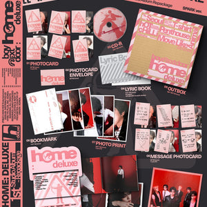 the album cover for BOYNEXTDOOR - HOME: DELUXE [SPARK Ver.]