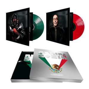 the album cover for Rammstein - LIVE IN MEXICO CITY [Color 180g 4 LP 45RPM]
