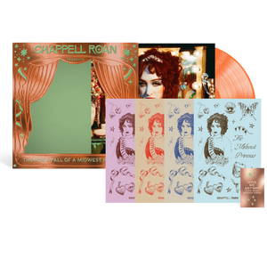 the album cover for Chappell Roan - The Rise and Fall of a Midwest Princess - 3 Year Anniversary [My Kink Is Coral 2 LP]