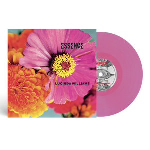 the album cover for Lucinda Williams - Essence - 25th Anniversary [Pink]