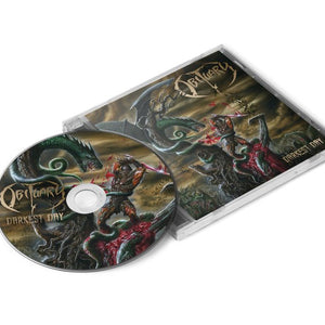 the album cover for Obituary - Darkest Day -
