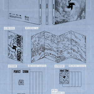 the album cover for TOMORROW X TOGETHER - Perfect Storm [Holding The Storm Ver.]