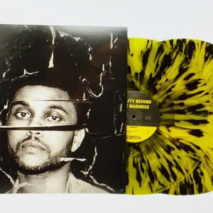 the album cover for The Weeknd - Beauty Behind The Madness (Blk) (Ylw) (Can)
