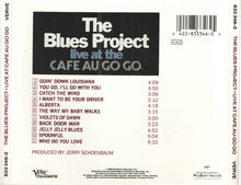 Load image into Gallery viewer, The Blues Project : Live At The Café Au Go Go (CD, Album, RE)
