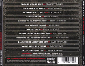 George Jones (2) : Burn Your Playhouse Down  (The Unreleased Duets) (CD, Album)