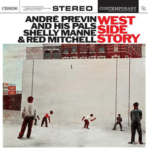 the album cover for André Previn and His Pals Shelly Manne & Red Mitchell - West Side Story [Contemporary Records Acoustic Sounds Series] [LP]