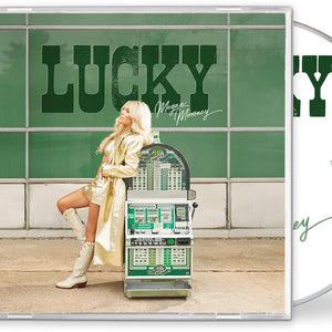 the album cover for Megan Moroney - Lucky