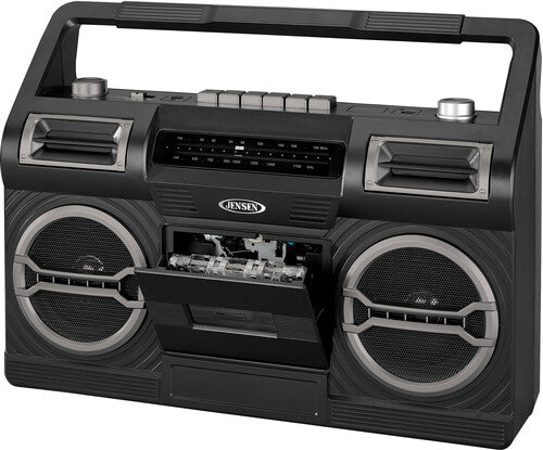 Jensen MCR-500 Portable Boombox Cassette Player/Recorder AM/FM Radio