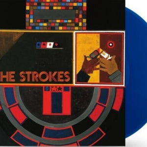 the album cover for Strokes - Room On Fire (Blue) [Colored Vinyl] (Hol)