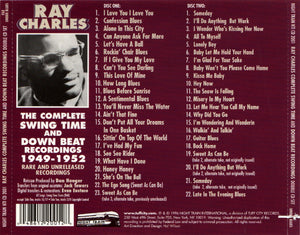 Ray Charles : The Complete Swing Time And Down Beat Recordings (1949-1952) (2xCD, Comp, RE)