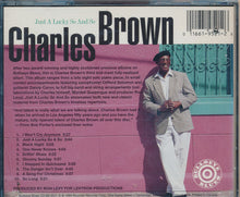 Load image into Gallery viewer, Charles Brown : Just a Lucky So and So  (CD, Album)
