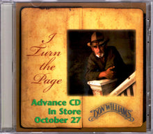 Load image into Gallery viewer, Don Williams (2) : I Turn The Page (HDCD, Advance, Album, Promo)

