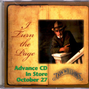 Don Williams (2) : I Turn The Page (HDCD, Advance, Album, Promo)