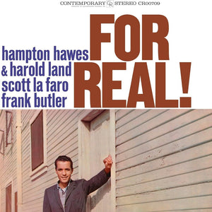 the album cover for Hampton Hawes - For Real! [Contemporary Records Acoustic Sounds Series LP]