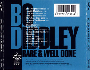 Bo Diddley : Rare & Well Done (CD, Comp)