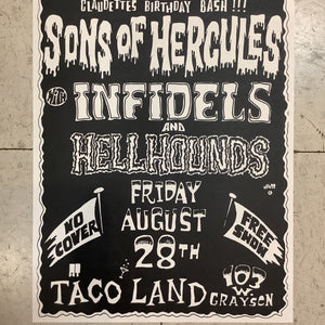 Sons of Hercules at Taco Land - 1992 (Poster)