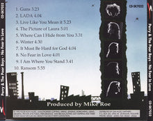 Load image into Gallery viewer, Perry &amp; The Poor Boys* : No Fear In Love (CD, Album)
