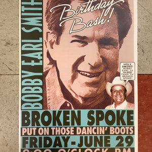 Bobby Earl Smith's Birthday Bash! at Broken Spoke - 2007 (Poster)
