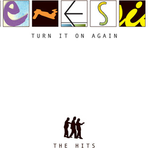 the album cover for Genesis - Turn It On Again: The Hits