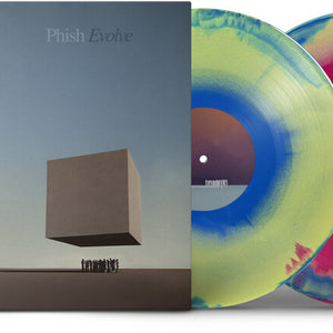 the album cover for Phish - Evolve [2LP Prismatic Velvet (magenta/yellow/blue)]