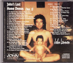 John Lennon : John's Lost Home Demos (Vol. 1) (CD, Comp, Unofficial)