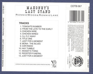 Ron Wood & Ronnie Lane : Mahoney's Last Stand (CD, Album)