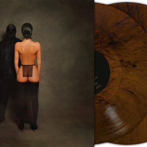 the album cover for West, Kanye / Ty Dolla Sign - Vultures 1 - Marbled Vinyl
