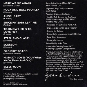 John Lennon : Menlove Ave. (CD, Album, M/Print, Jap)