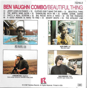 Ben Vaughn Combo : Beautiful Thing (CD, Album)