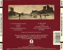 Load image into Gallery viewer, U2 : The Unforgettable Fire (CD, Album, PDO)
