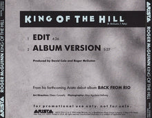 Load image into Gallery viewer, Roger McGuinn : King Of The Hill (CD, Single, Promo)

