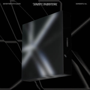 the album cover for SEVENTEEN - SEVENTEEN 5th Album HAPPY BURSTDAY (DAREDEVIL Ver.)