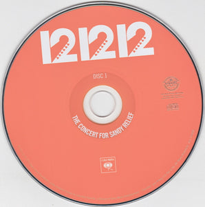 Various : 12 12 12 The Concert For Sandy Relief (To Benefit The Robin Hood Relief Fund) (2xCD, Album)